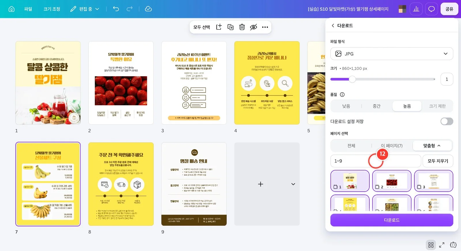 스텝 12