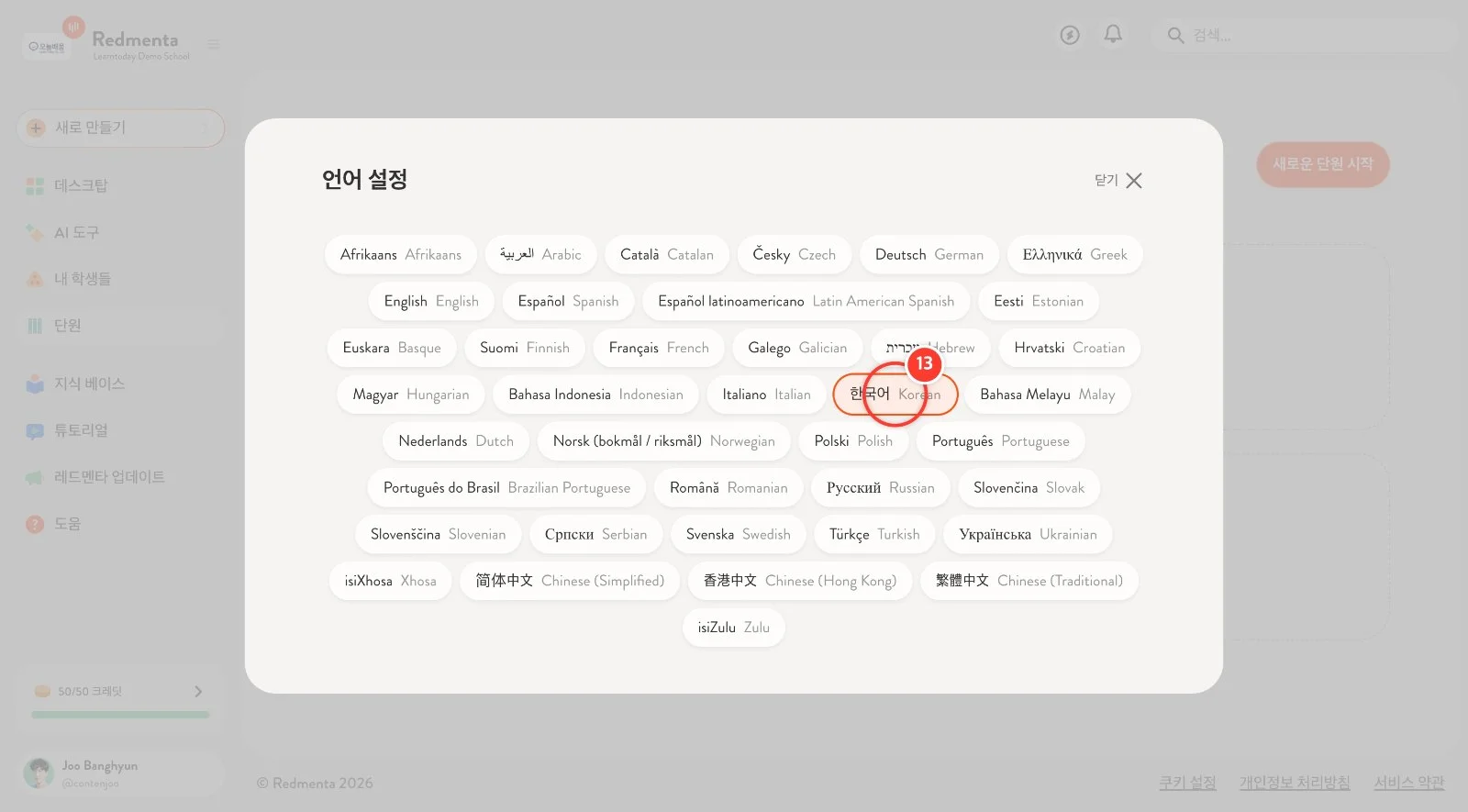스텝 13