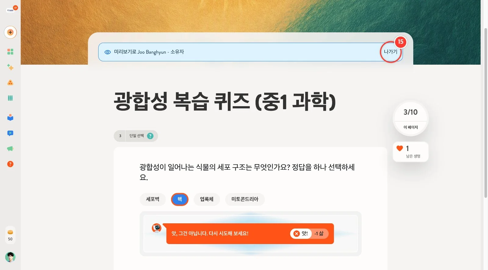 스텝 15