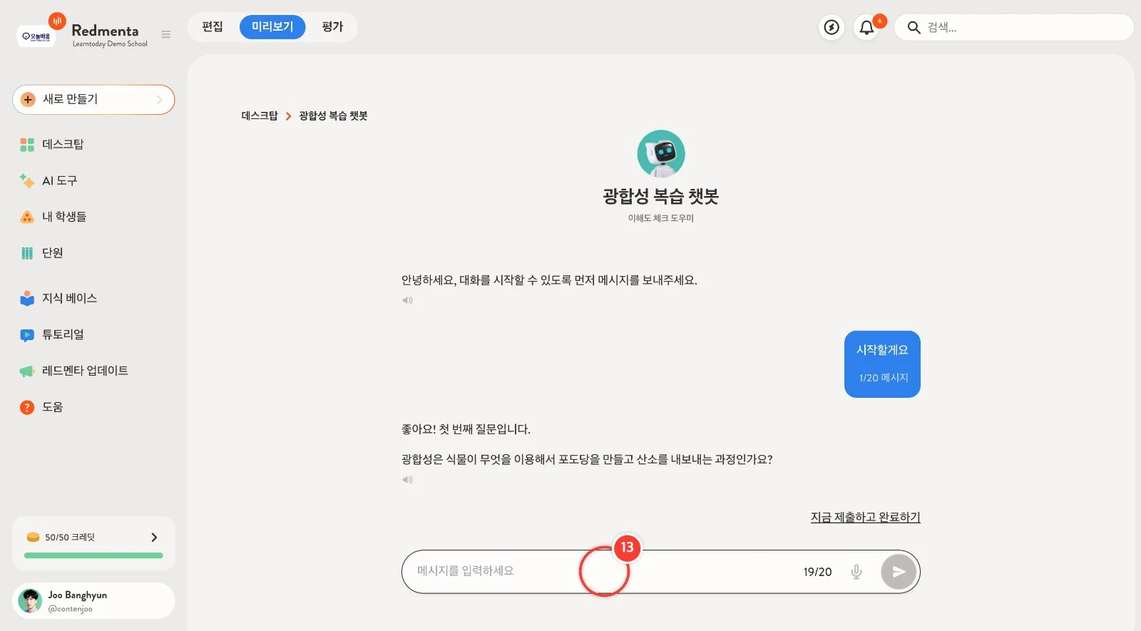 스텝 13