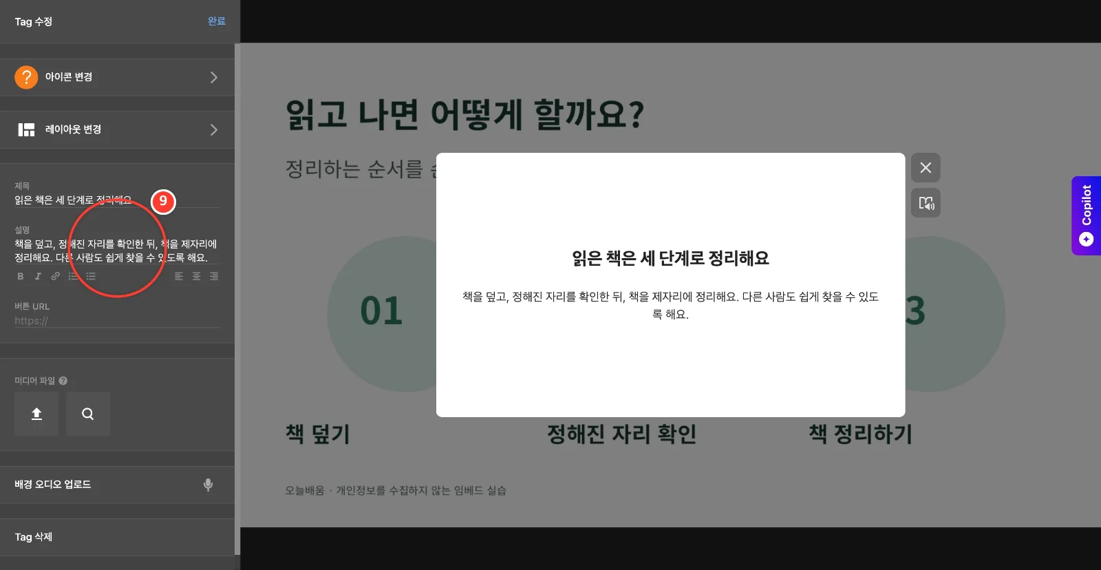 스텝 9